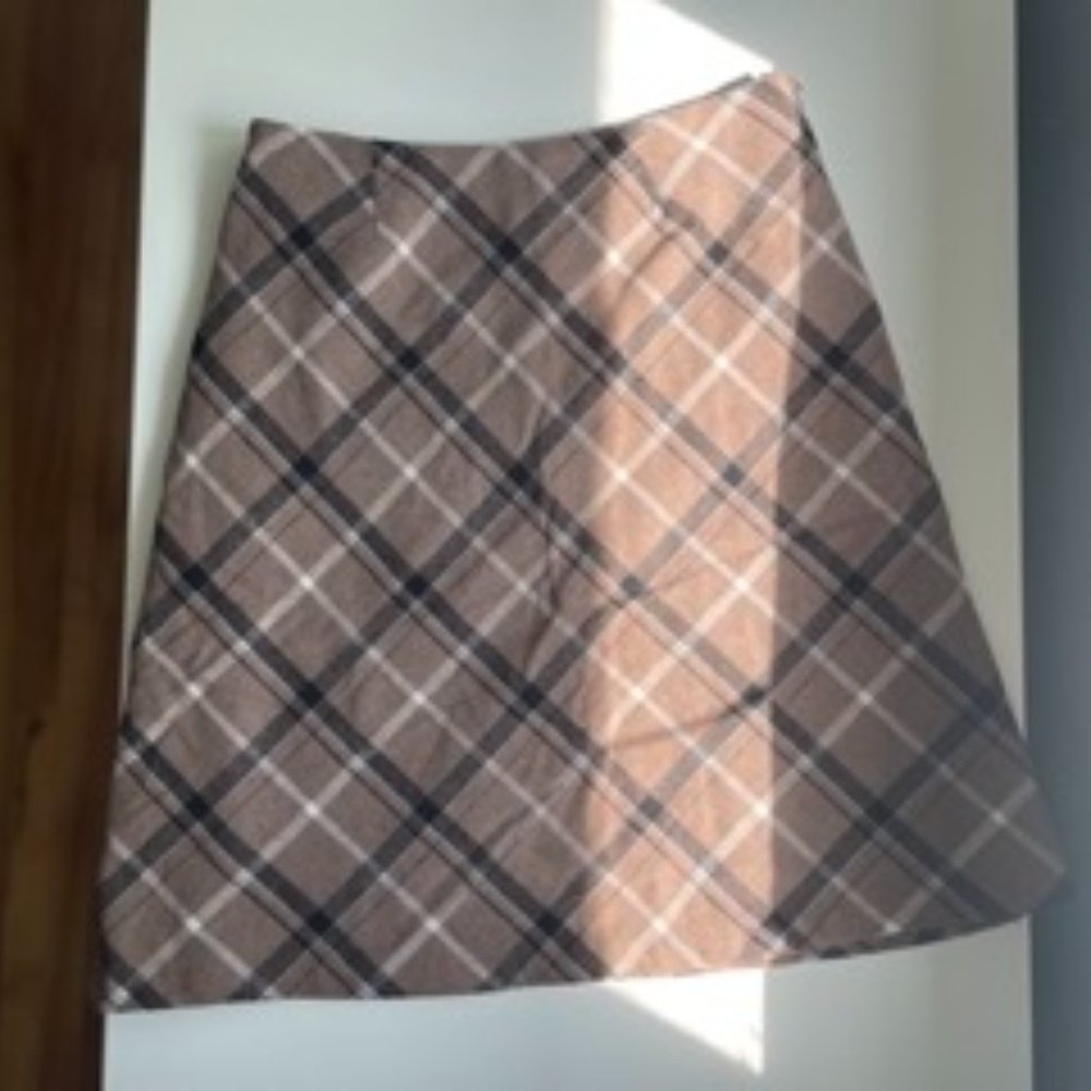 Vintage A-Line Wool Skirt